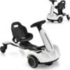 COSTWAY Electric Ride-On Drift Car – 6V Racing Kart with Adjustable Seat, 360° Spin Wheels & Horn, for Kids Ages 3–8